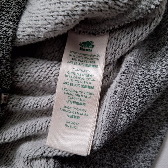 Roots Grey Zip Up Hoodie - Picture 6 of 7